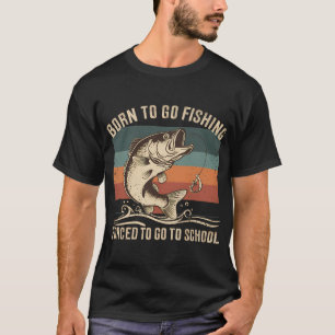T-shirt Né pour aller pêcher le marlin