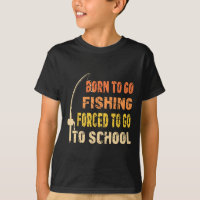 Né pour aller pêcher vêtements de pêcheur drôle