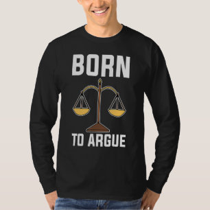 T-shirt Né Pour Argue De Nouveaux Avocats Droit École Avoc