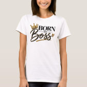 T-shirt Né pour diriger (Devant)