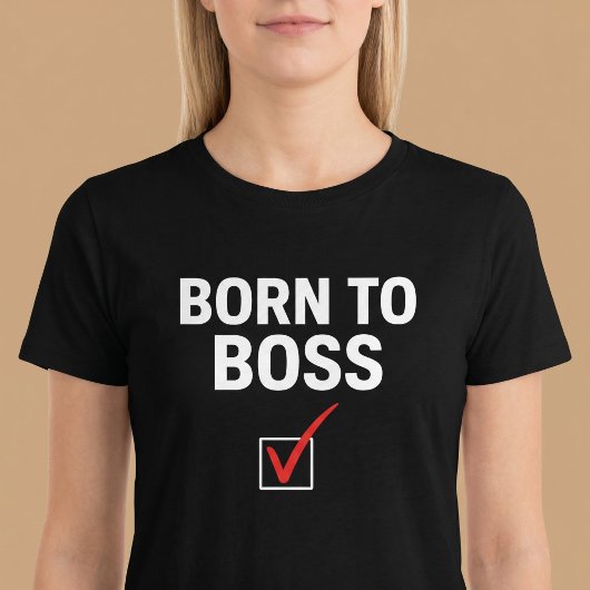 T-shirt Né pour diriger
