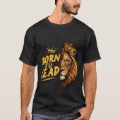 T-shirt né pour diriger Lion (Devant)