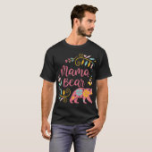 T-shirt Né pour errer avec des ours – Aventure  (Devant entier)