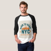 T-shirt Né pour errer NYC (Devant entier)
