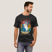 T-shirt Né pour être Root Party Linux Cool Penguin Prog Ne (Devant entier)