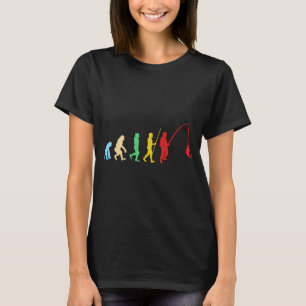 T-shirt Né pour être une légende de la pêche Pêche rétro