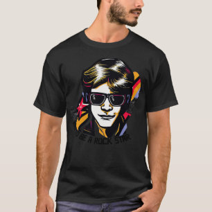 T-shirt Né pour être une rock star