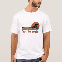 Né pour faire du vélo - MTB Vélo de montagne drôle