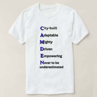 T-shirt NÉ POUR GAGNER, Motivational Bleu CAMDEN Unisexe H