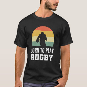 T-shirt Né pour jouer au Linemen ou au fan de football