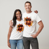T-shirt Né Pour Jouer Savage Alpha Homme Typographie (Unisexe)