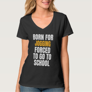 T-shirt Né Pour Le Jogging