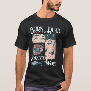 T-shirt Né Pour Lire Les Pages Sur Les Paiements Obligés D