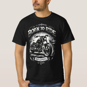 T-shirt Né pour ne pas dépasser les limites
