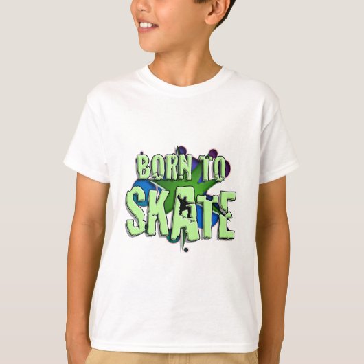 T-shirt né pour patiner (Devant)
