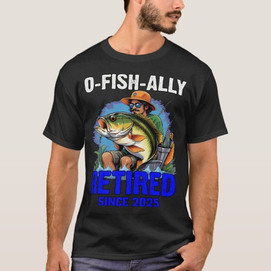 T-shirt Né pour pêcher (Devant)