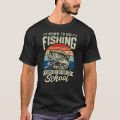 T-SHIRT NÉ POUR PÊCHER (Devant)
