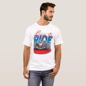 T-shirt Né pour rouler (Devant entier)