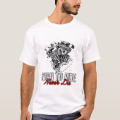t-shirt né pour rouler (Devant)