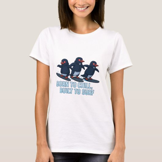 T-shirt Né pour se détendre (Devant)