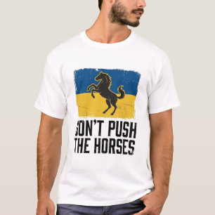 T-shirt Ne Pousse Pas Le Cheval Cheval Vintage