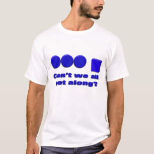T-shirt Ne pouvons pas nous tous obtenir le long du