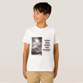 T-shirt Ne prenez pas le gneiss pour le granit (l'humour (Devant entier)