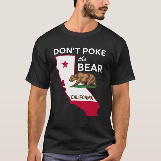 T-shirt Ne provoquez pas l'ours conception république de C (Devant)