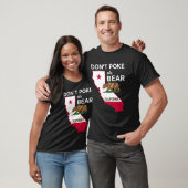 T-shirt Ne provoquez pas l'ours conception république de C (Unisexe)