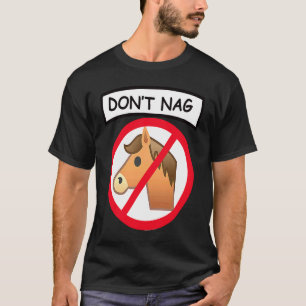 T-shirt Ne Rabâche Pas Blague Écurie De Cheval Équestre J