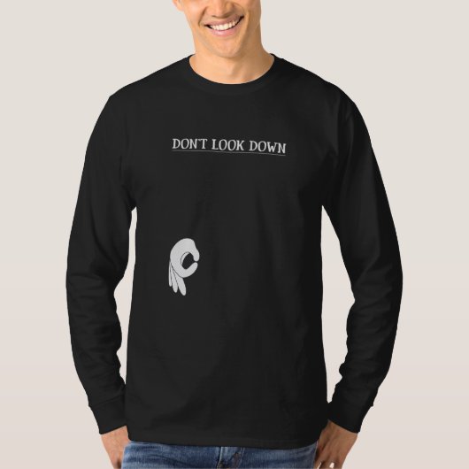 T-shirt Ne regarde pas vers le bas (Devant)