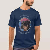 T-shirt Ne renoncez pas à Rottweiler Classic Round (Devant)