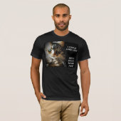 T-shirt Ne sait pas comment s'en soucier moins (Devant entier)