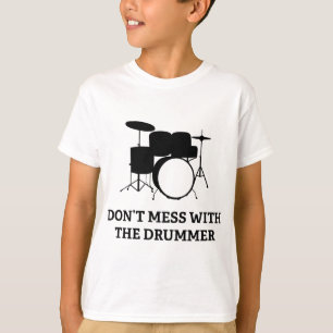 T-shirt Ne salissez pas avec le batteur