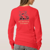 T-shirt Ne salissez pas avec moi la pièce en t foncée (Dos)