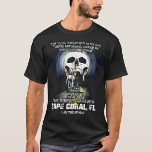 T-shirt Ne sous-estimez jamais un homme de CAPE CORAL FL