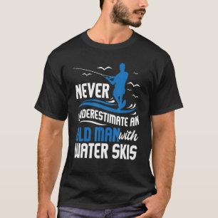 T-shirt Ne Sous-Estimez Jamais Un Vieux Grand-Père Skin D'