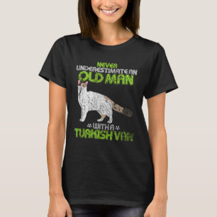 T-shirt Ne Sous-Estimez Jamais Un Vieux Homme Avec Un Van