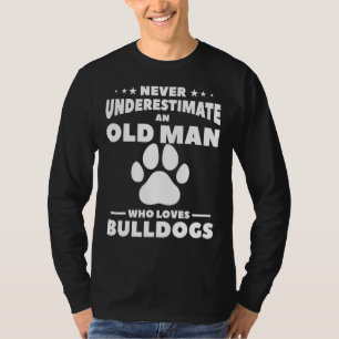 T-shirt Ne Sous-Estimez Jamais Un Vieux Homme Qui Aime Les