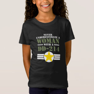 T-Shirt Ne Sous-Estimez Jamais Une Femme Joyeuse Journée