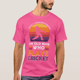 T-shirt Ne Sous-Estimez Pas Un Vieux Homme Qui Joue Au Cri