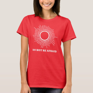 T-shirt Ne soyez pas des promesses effrayées d'écriture