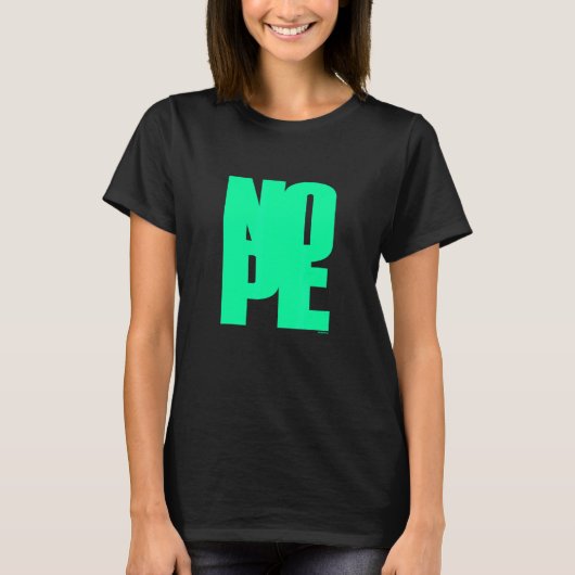 T-shirt Ne soyez pas une personne du Oui Dites simplement (Devant)