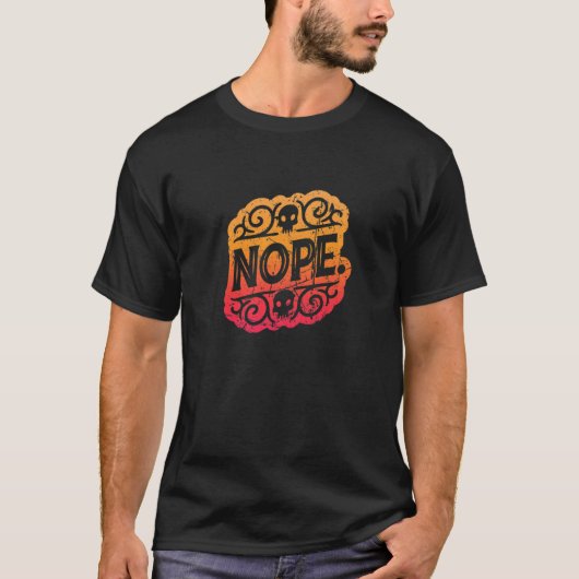 T-shirt Ne soyez pas une personne du Oui, dites simplement (Devant)