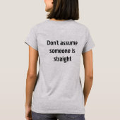 T-shirt Ne supposez pas (Dos)