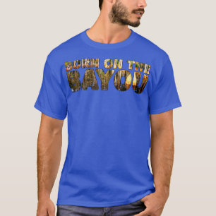T-shirt NÉ SUR BAYOU Southern USA Bald Cypress TShir