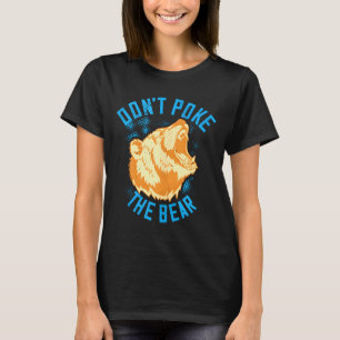T-shirt Ne taquinez pas l'ours grizzly drôle ours rétro