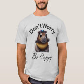T-shirt Ne t'inquiète pas d'être heureux, Capybara (Devant)