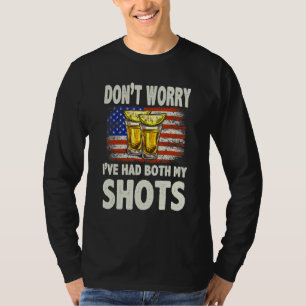 T-shirt Ne T'Inquiète Pas, J'Ai Eu Les Deux Tirs Mixte Ame