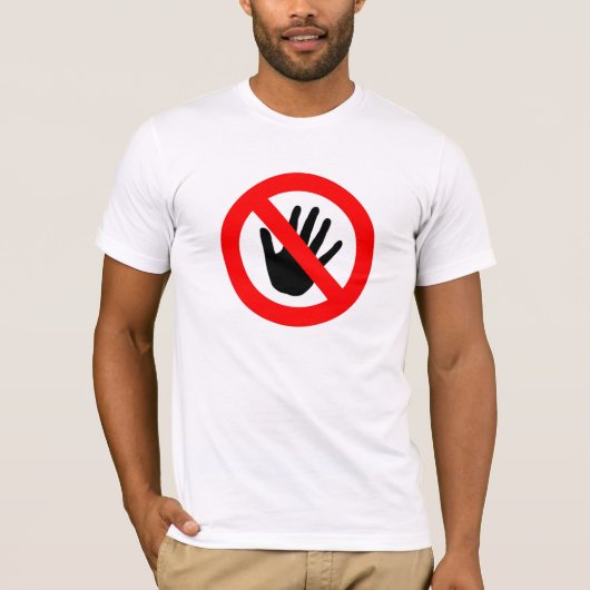 T-shirt Ne touchez pas (Devant)